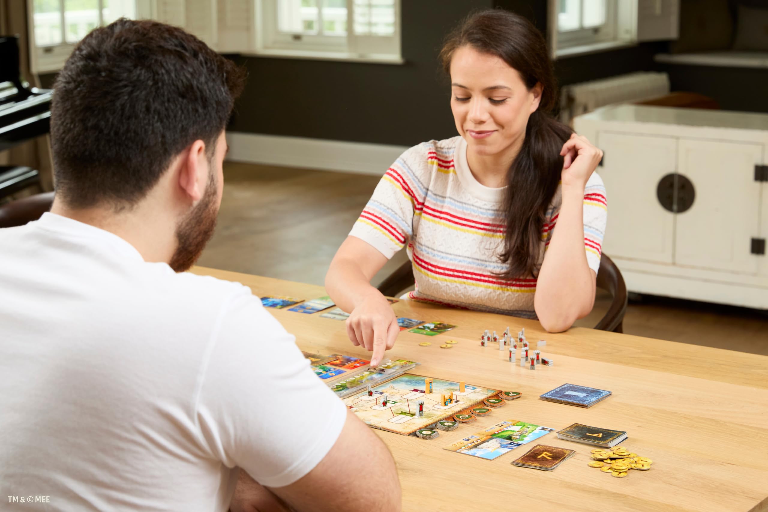 Asmodee Il Signore degli Anelli: Duel for Middle Earth, Gioco da Tavolo per 2 Giocatori, 10+ Anni, Edizione in Italiano