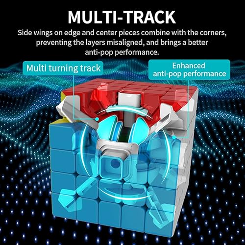 Miniatura 5 de Cubo mágico MoYu MeiLong de 5 x 5 pulgadas, sin calcomanías, 5 x 5 x 5