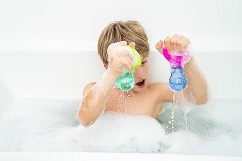 Miniatura 3 de Mobi Skwooshlz - Bombillas exprimibles de agua, juguetes de baño para bebés, juguetes de baño de silicona, juguetes de bañera para bebés, para niños