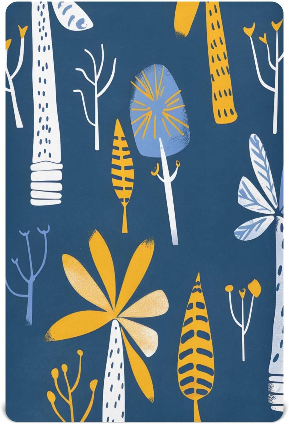 Tree Crib Sheets Stretchy Portable Sheets for Baby Toddler Breathable Soft Crib Mattress Sheet for Girls Boys