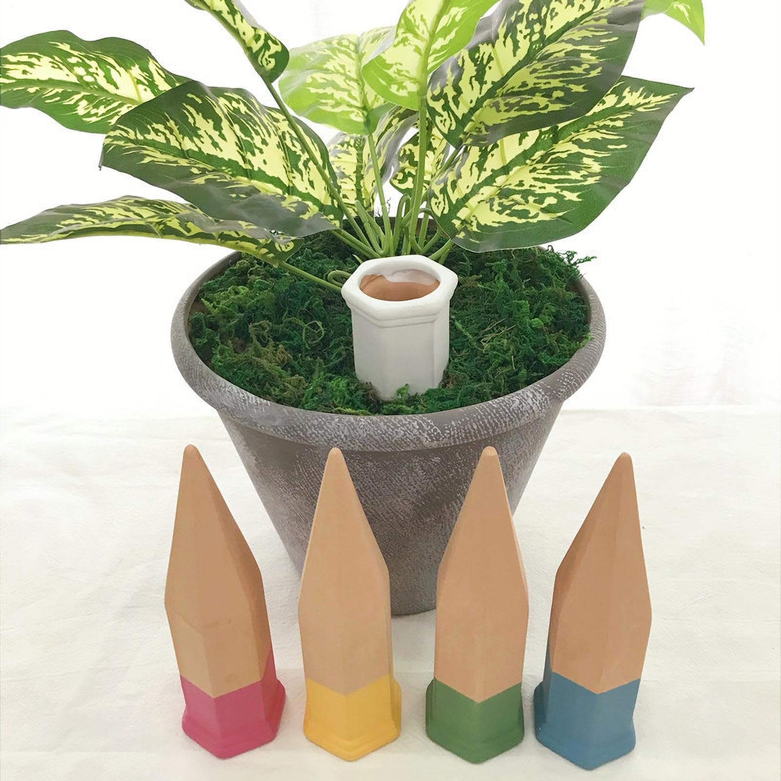 Spikes per irrigazione delle piante, abbeveratoio verticale con design a cartoni animati, automatici per acqua automatica, per di famiglia, interni ed esterni, in vaso