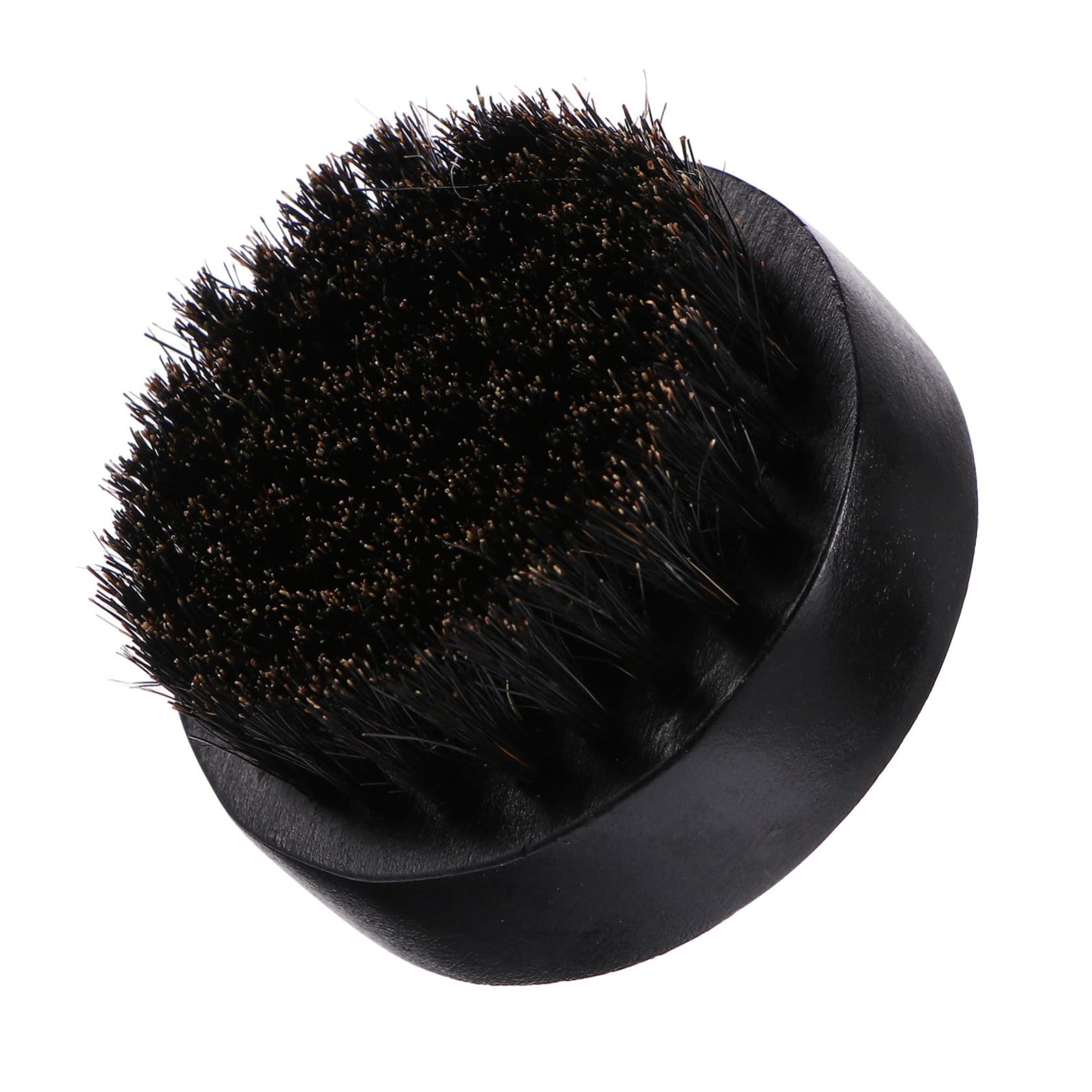 HONMEET Natural Hair Softener Moisturizer Brush Wood Boar Bristle for Beard and Skin Care