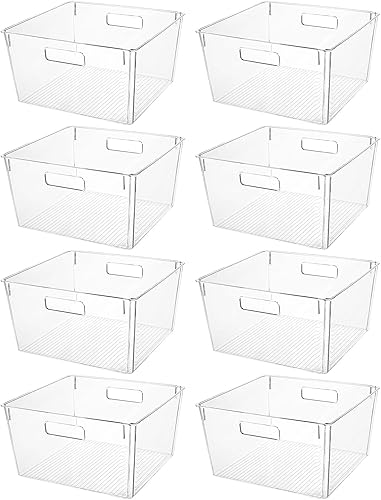 Miniatura 1 de ShelfShaper Contenedores de almacenamiento de plástico transparente, perfectos para la organización de la cocina u organización y almacenamiento de