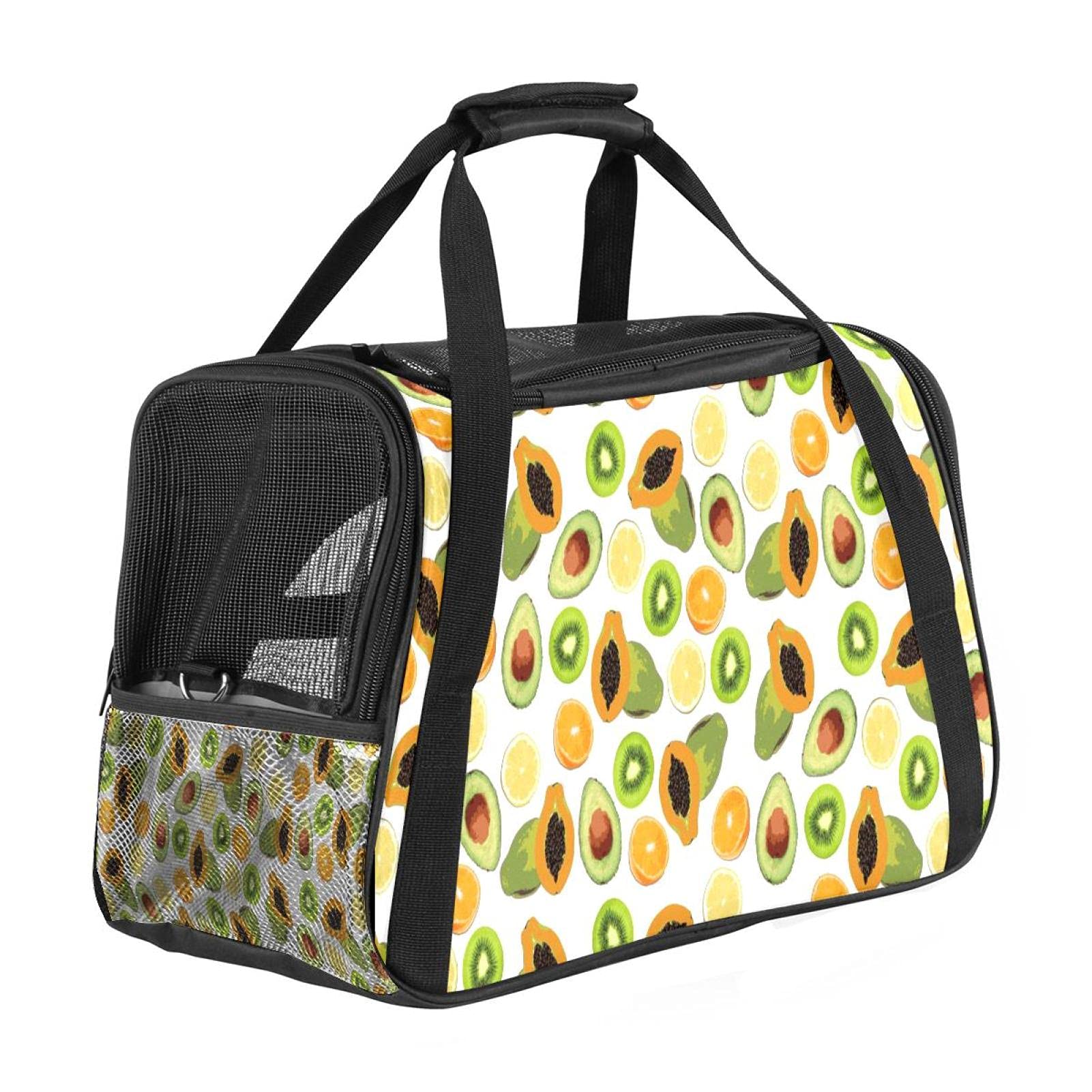 Sac de transport pour petit chien et chat : Solution anti-stress voyage avion orange