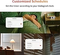 Vista 6 de SwitchBot Persianas con motor de inclinación motorizadas - Persianas eléctricas inteligentes con control remoto Bluetooth, alimentadas por energía