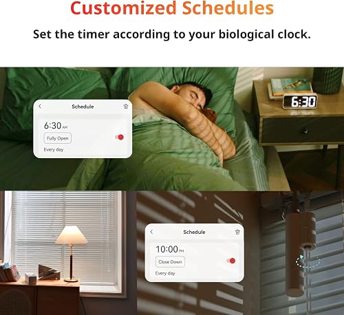 SwitchBot Store vénitien motorisé Stores électriques intelligents avec la télécommande Bluetooth, l'alimentation Solaire, réalisez l'intégration avec Alexa & Google Home grâce au Hub - 5