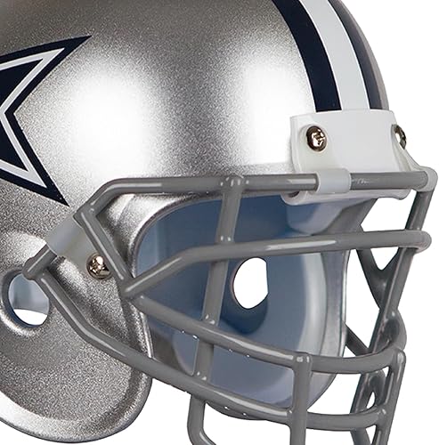 Miniatura 2 de Pegasus Sports Officially Licensed NFL Mini Rotating Levitating Hover Helmet in Chrome