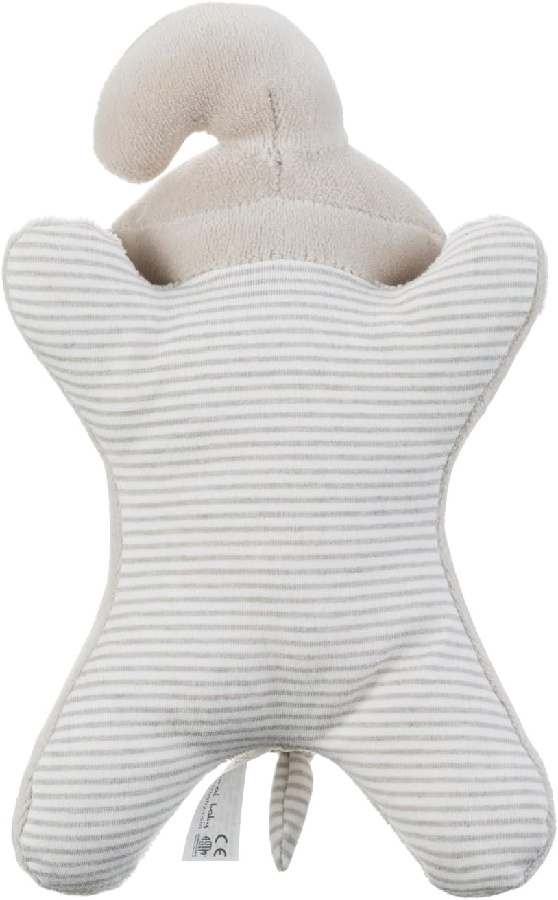 Organic Cotton Stuffed Elephant | 9.4 Inches Plush Toy Birthday Gift for Kid Boys Girls | Luxury Soft, Breathable