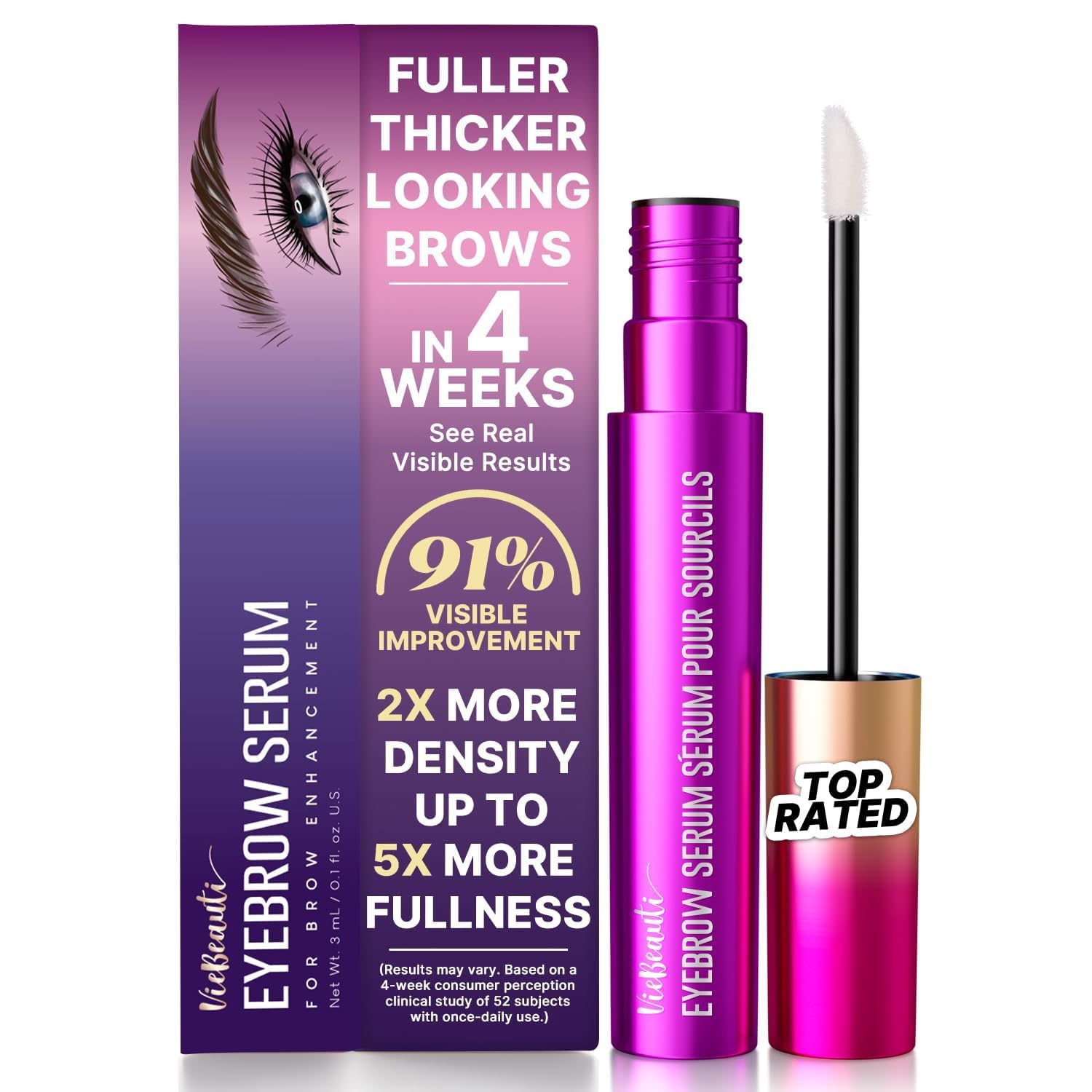 VieBeauti Eyebrow Growth Serum: Eyebrow Serum to Grow Brows with