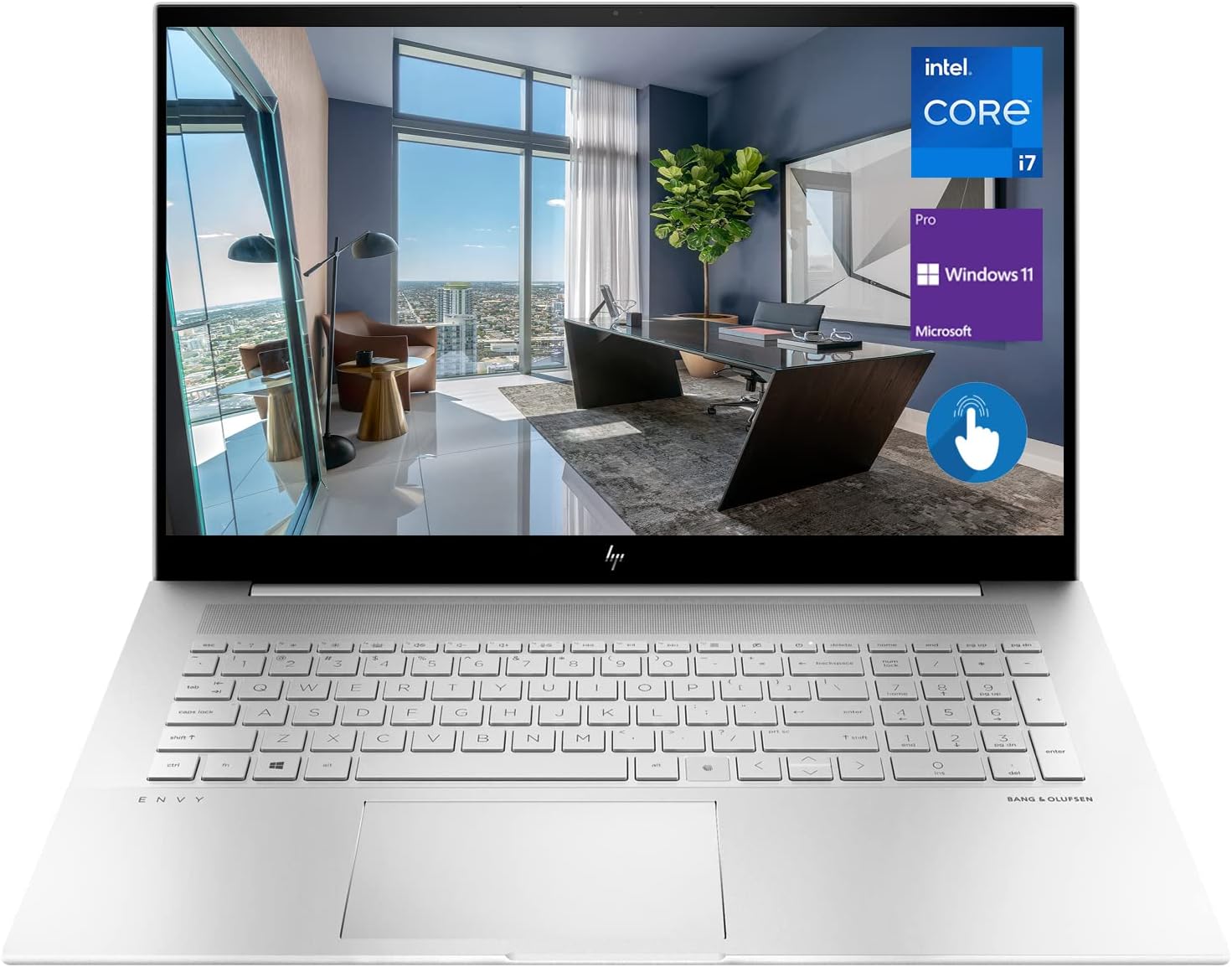 HP 2022 Envy Business Laptop, 17.3″ Full HD Touchscreen, Intel Core i7-1195G7 Quad-Core Processor, 64GB RAM, 2TB SSD, Backlit Keyboard, HDMI, Wireless-AX Wi-Fi 6, Bluetooth, Windows 11 Pro HP 2022 Envy Business Laptop, 17.3″ Full HD Touchscreen, Intel Core i7-1195G7 Quad-Core Processor, 64GB RAM, 2TB SSD, Backlit Keyboard, HDMI, Wireless-AX Wi-Fi 6, Bluetooth, Windows 11 Pro