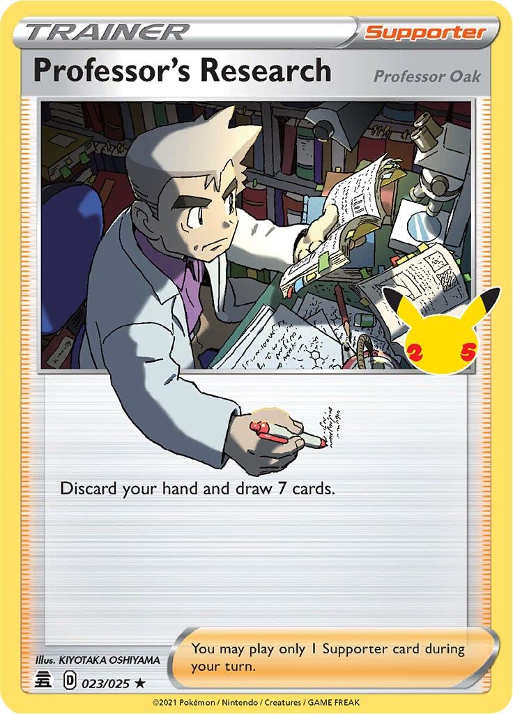 Titan Cards Professor's Research 023/025 Rare Holo Pokemon Card