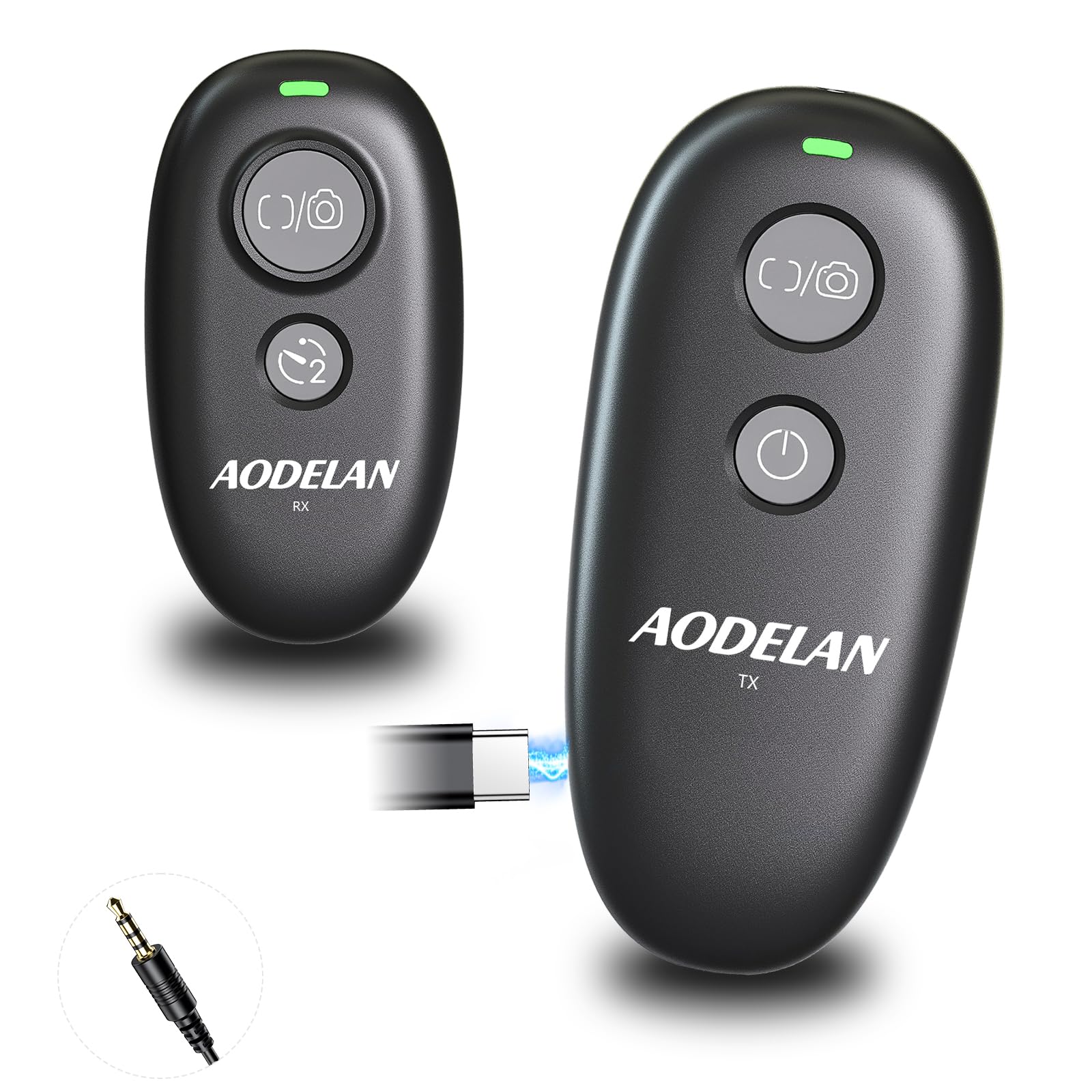 Upgraded USB-C Rechargeable Wireless Remote Control,AODELAN Camera Shutter Release Compatible with Panasonic S5IIX, BS1H, GH6, GH5II, GH4, GH3, FZ1000II, FZ2500, FZ300