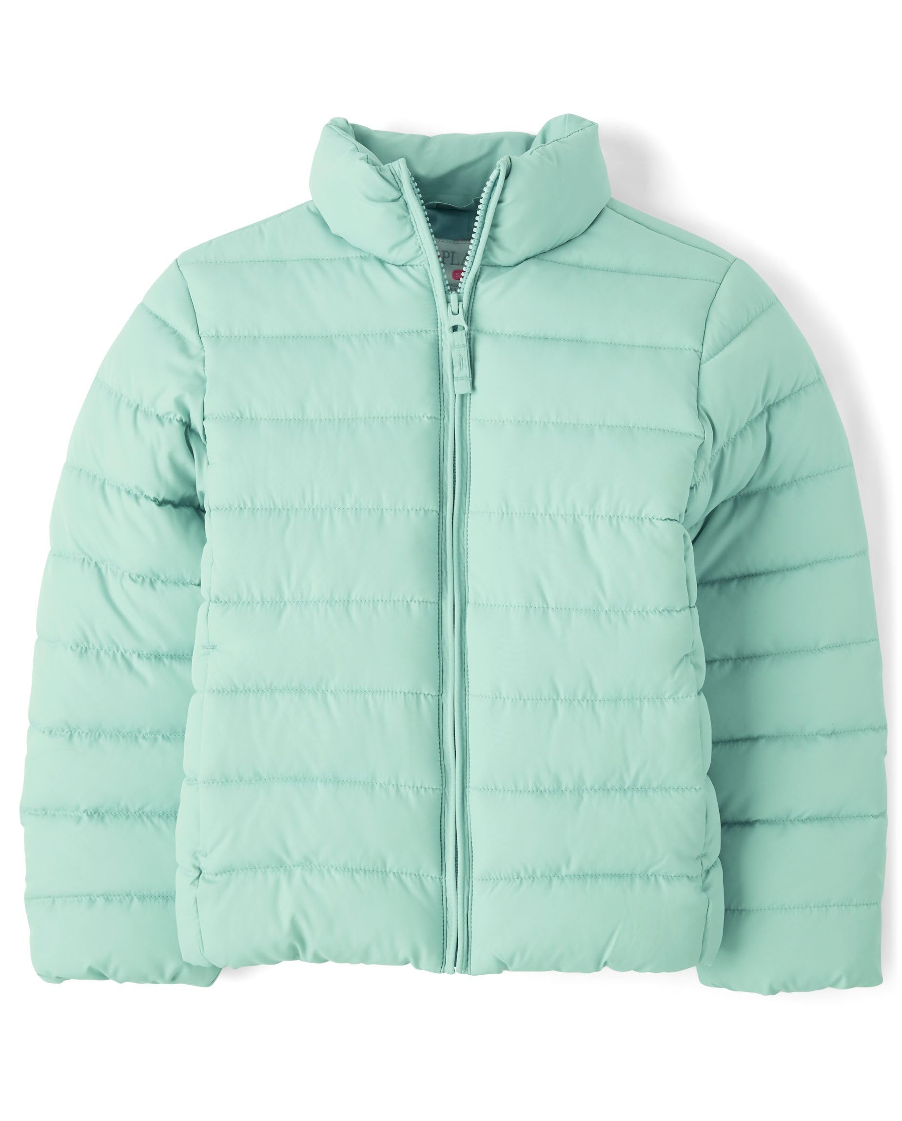 The Children's Place Girls' Medium Weight Wind-Resistant, Water-Resistant Puffer Jacket
