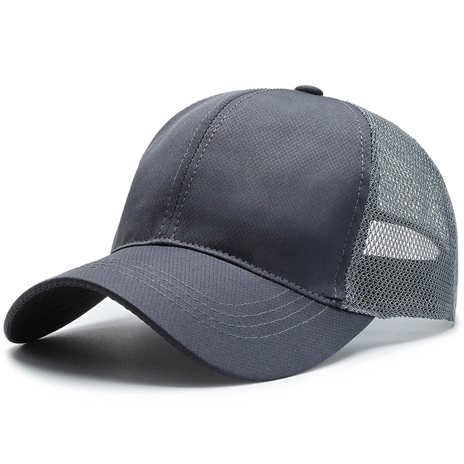 Generico Gorra con visera para recién nacido con Snapback ajustable, unisex, unisex, gorra de béisbol de malla, gorras de visera