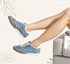 LUCKY STEP Zapatillas Casual Retro Clásicas de Tenis Mujer 3