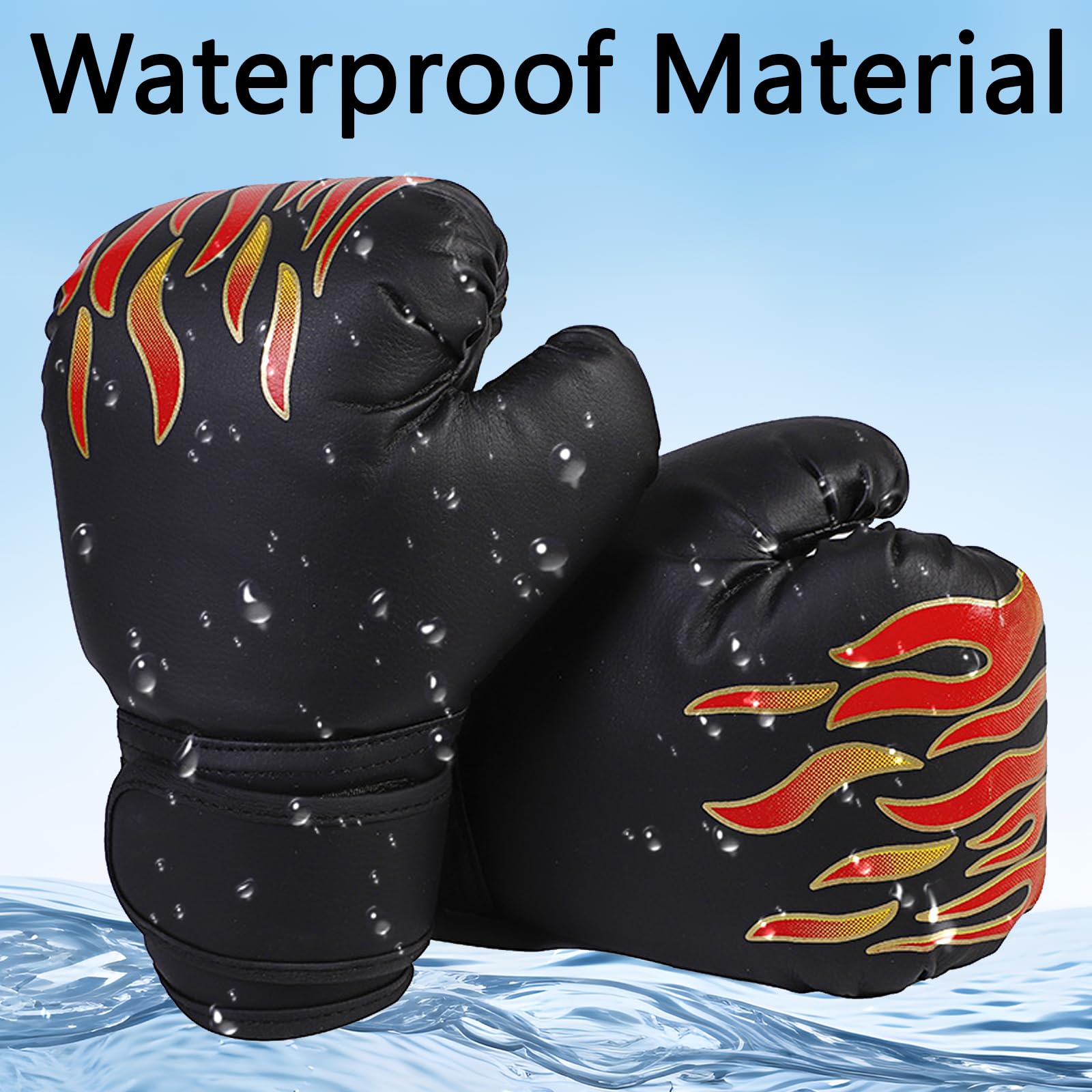 Kids Boxing Gloves, 6oz Boxing Gloves Kids, Muay Thai Sparring Mma Kickboxing, Boxing Gloves Can Effectively Work on Boxing Skills and Exercise, Suitable for Junior Boxing Gloves - Image 4