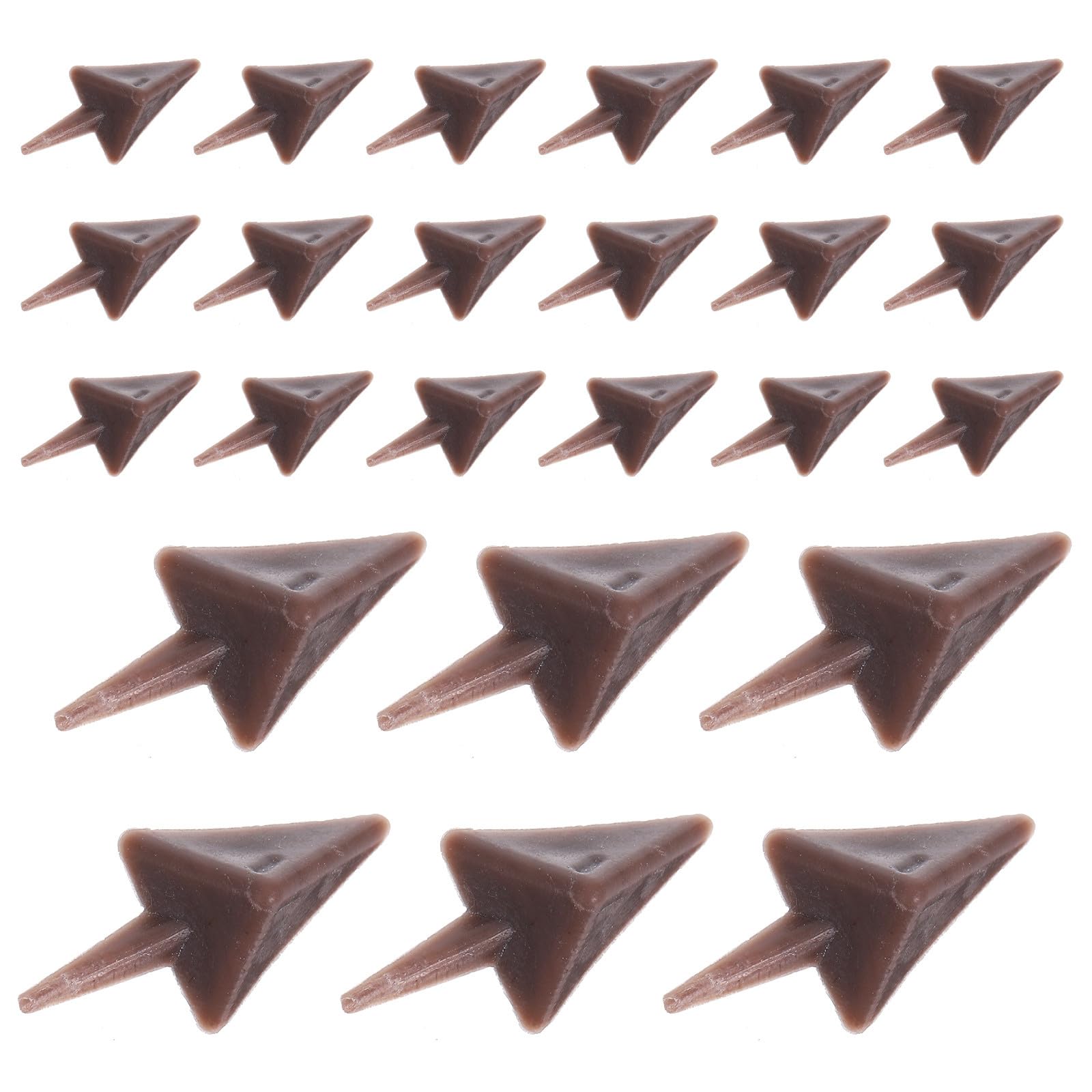 Luxshiny 100Pcs Realistic Plastic Bird Beak Inserts for Crafts DIY ，Plastic Chick Beak Parts for Making Multipurpose Animal Craft Supplies