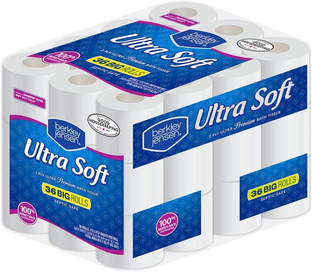 Berkley Jensen Ultra-Soft 173-Sheet 2-Ply Premium Bath Tissue, 36 pk.