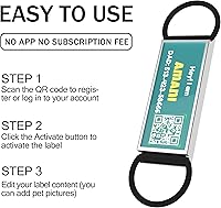 Vista 3 de Etiqueta de identificación de perro deslizable con código QR, etiqueta silenciosa personalizada personalizada para mascotas - Gratis en línea
