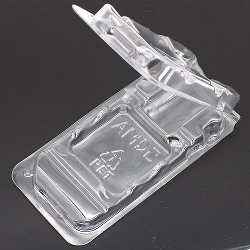 Miniatura 5 de MEETOOT 6 unids universal AMD CPU caja de protección 8.9x2.3 in computadora CPU caja bandeja Flip Top contenedor AMD 938 940 AM2 AM3 FM1 CPU