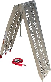 1 PC Aluminium Folding Loading Ramp ATV Motorbike Motorcycle Golf Buggy Trailer Lawnmower 500kg