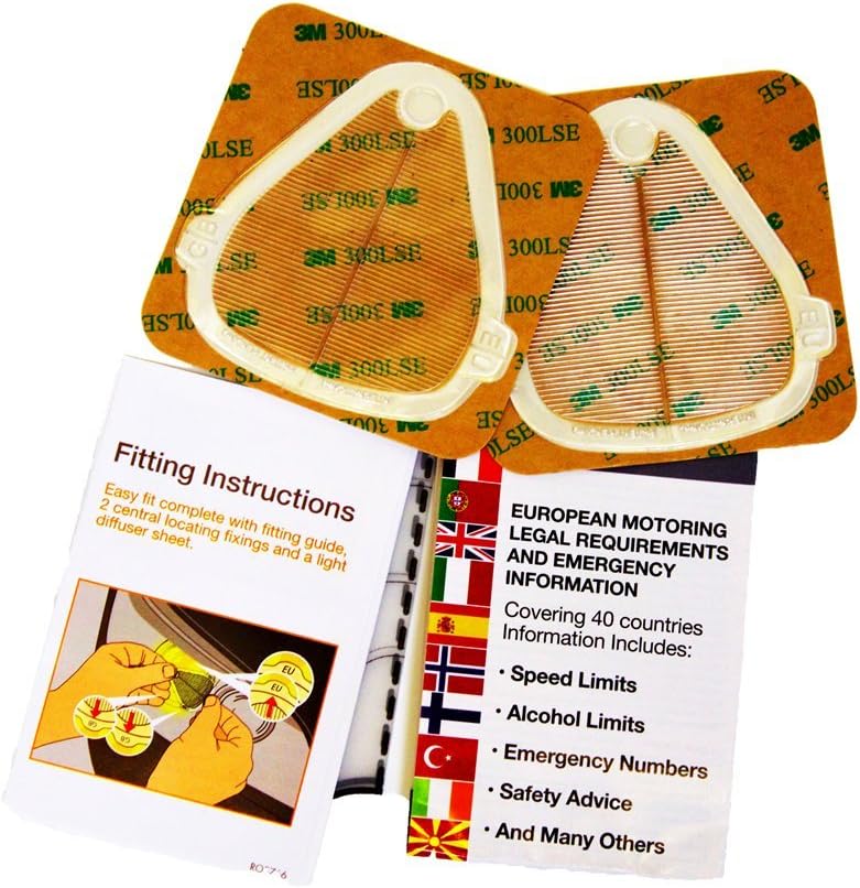 Beam Deflector Headlamp Beam Converters UK to EU or EU to UK