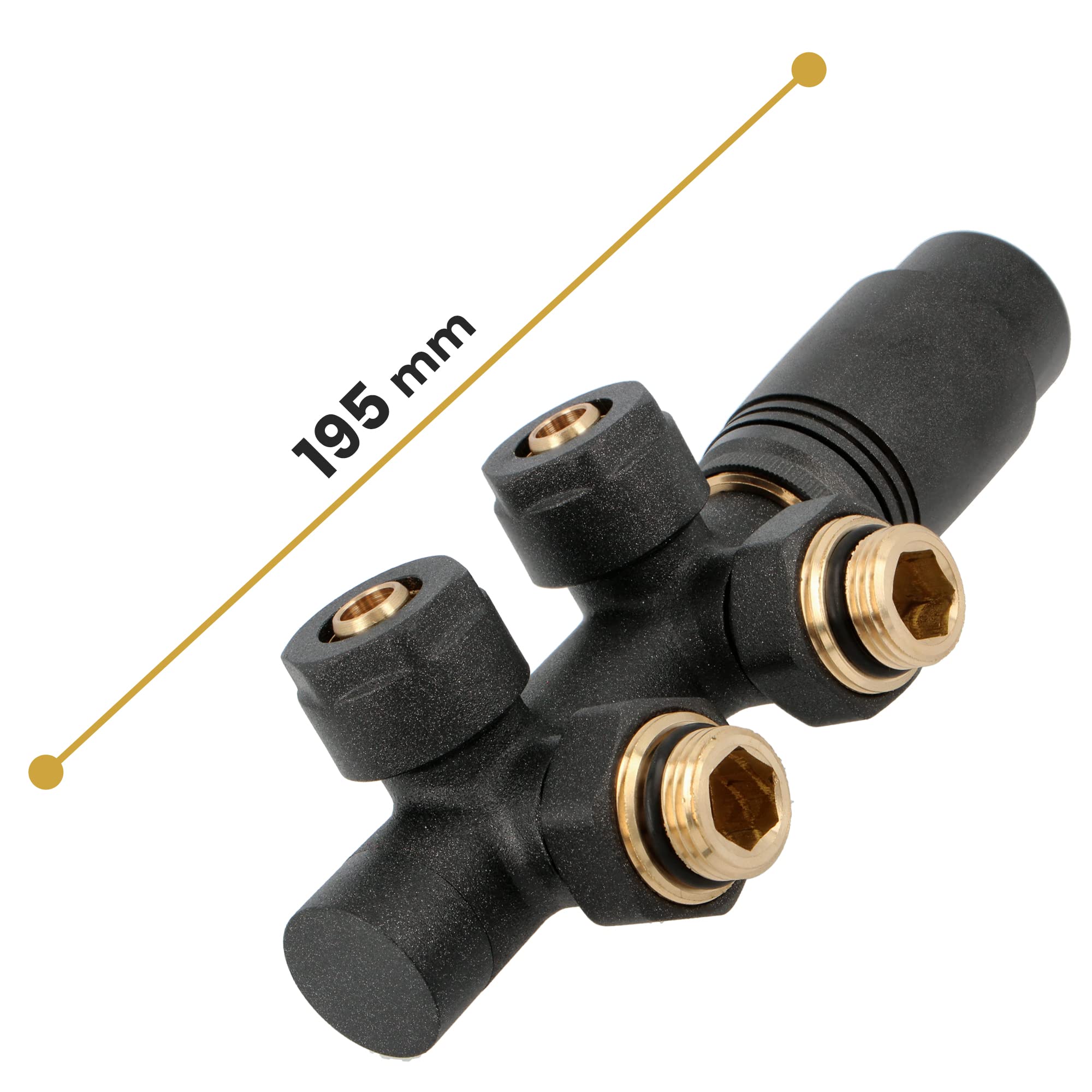 Set 6 Testine Termostatiche M30x1.5 - Controllo Temperatura Radiatori Per Casa E Ufficio - Foto 14