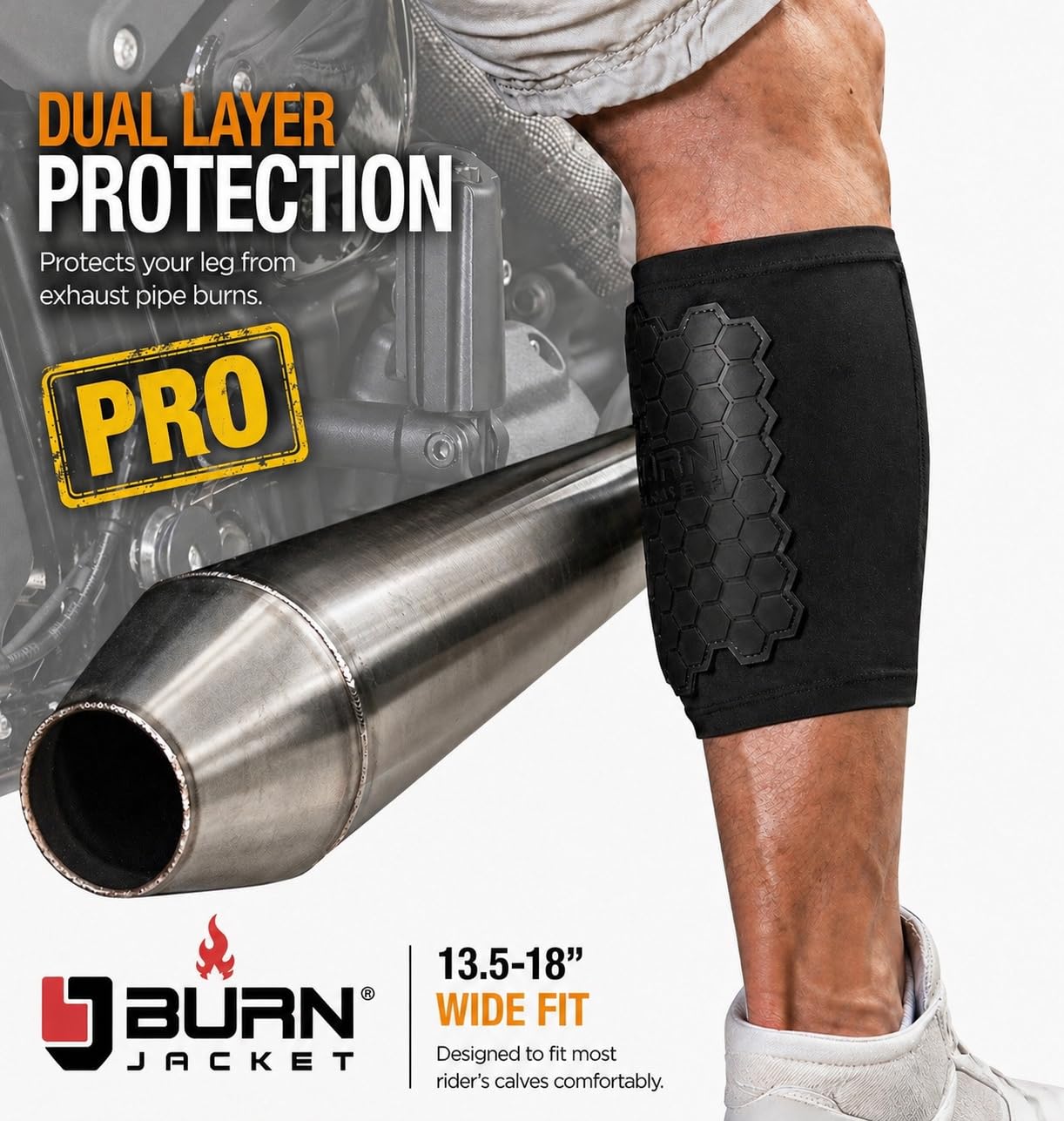 レッグチューブ(サポーター) Amazon.co.jp: BurnJacket Pro オートバイ エキゾーストパイプ バーン
