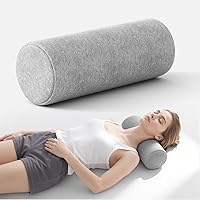 Vista 19 de Almohada Cervical de Rollo, Almohadas de Soporte Cervical de Espuma Viscoelástica, Almohadas de Cuello Redondas, Almohadas Cilíndricas de Refuerzo