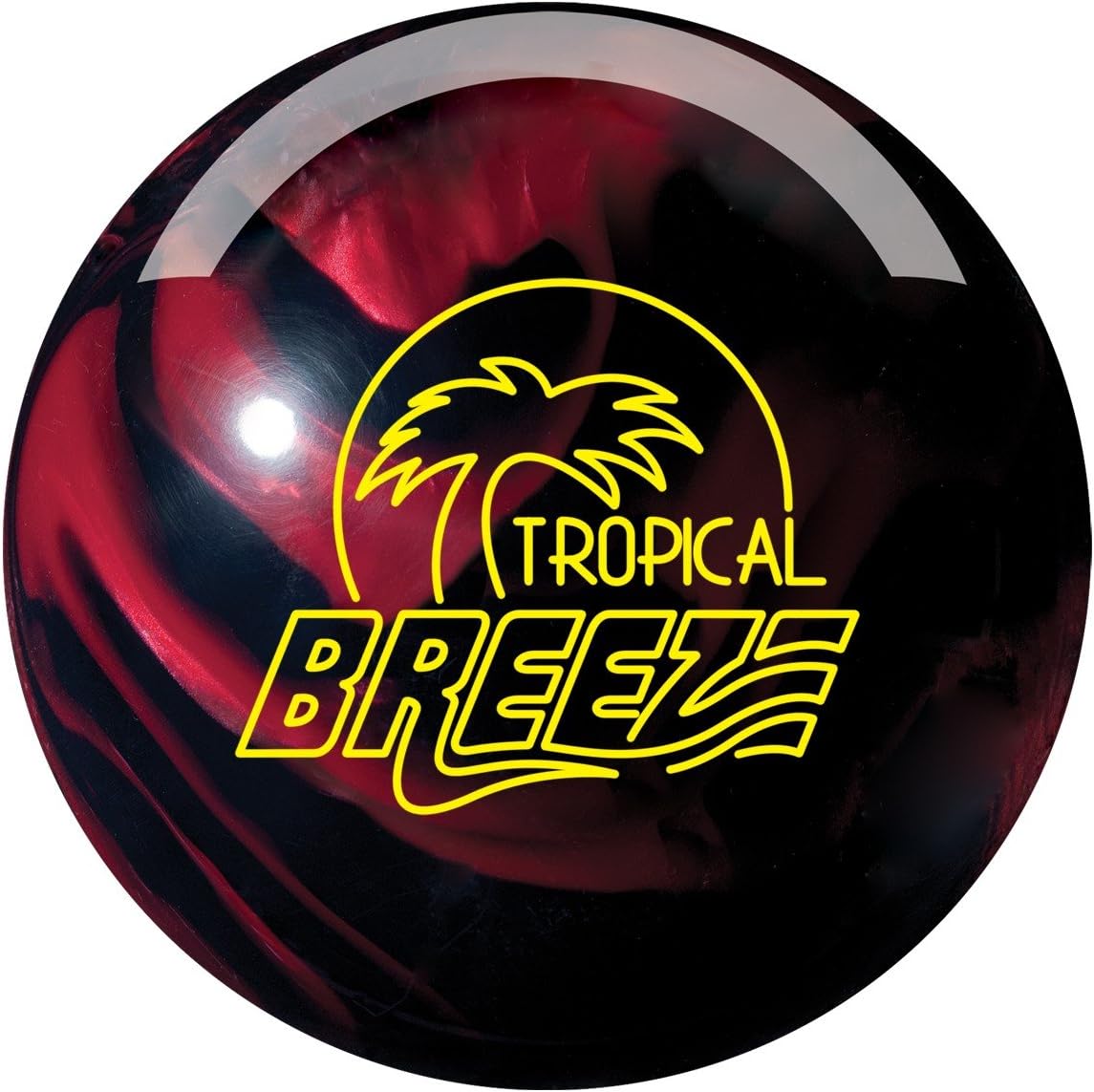Storm Tropical Breeze Bowling Ball, Black/Cherry, 14-Pound