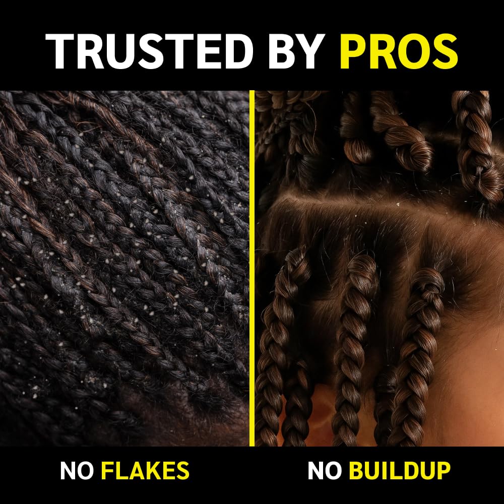 Loc Star Braid & Loc Gel, 3.4 fl oz | Extreme Hold for Braids, Locs, Twists, Cornrows & Edges | Smooths & Tames Frizz | No Heavy Residue | Long-Lasting | With Aloe Vera & Castor Oil