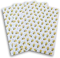 Vista 1 de Scrapbook - Paquete de papel para manualidades, 3 hojas estampadas (8.5 x 11 pulgadas) (abejas sobre blanco)