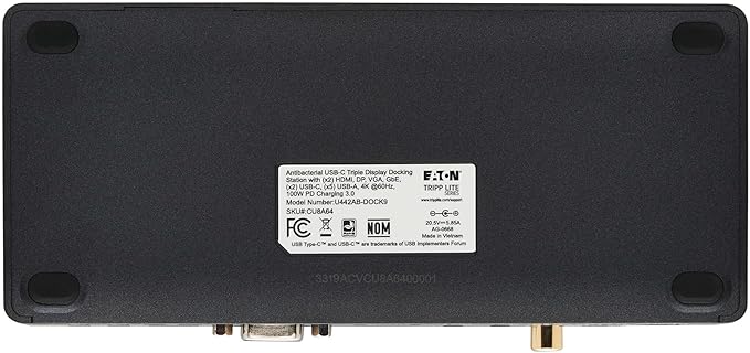 Docking Station Tripp Lite USB-C Triple Monitor, 17 Puertos, 100W PD miniatura 8