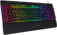Redragon K512 Shiva RGB Gaming Billentyűzet Membrán Wrist Rest - black 1