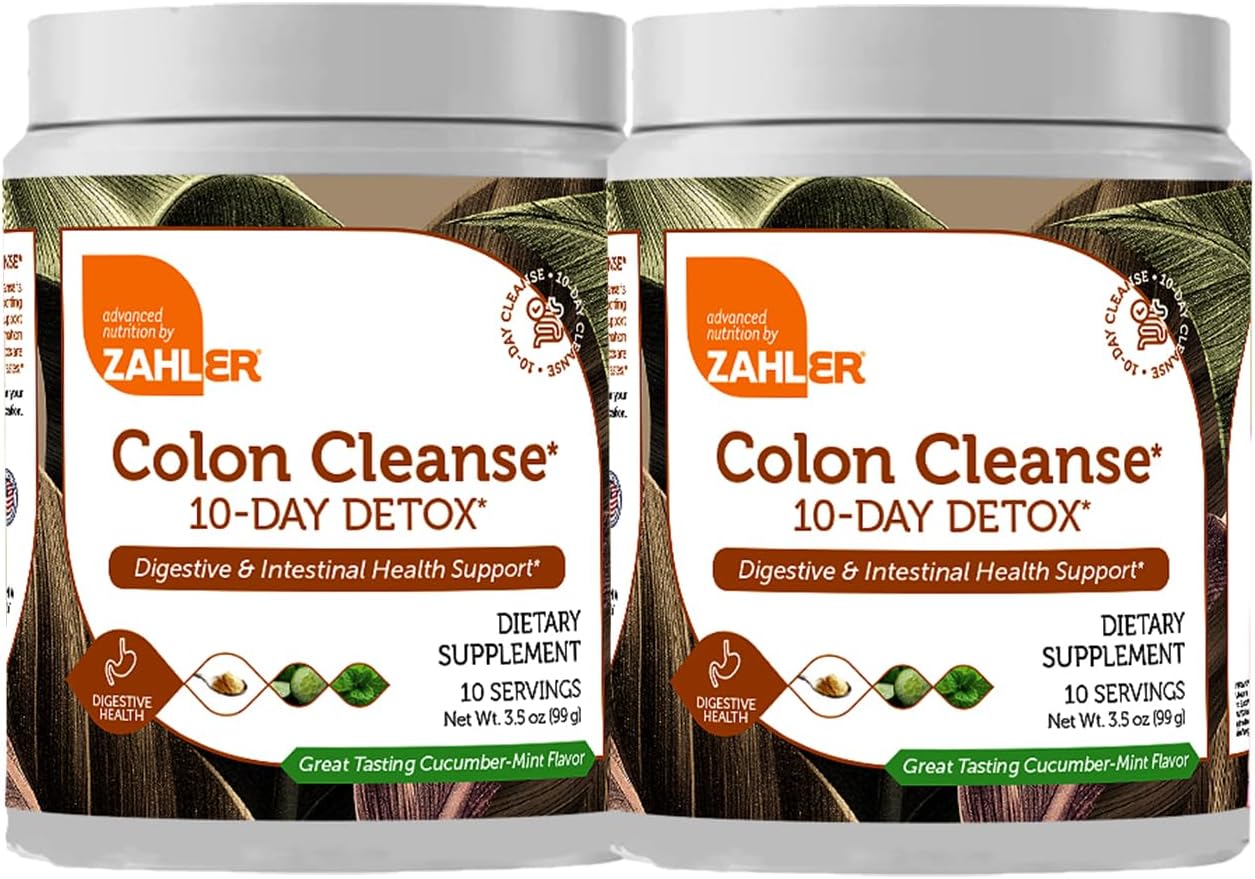 Zahler Colon Cleanse 10Day Detox Cleanse Cucumber Mint