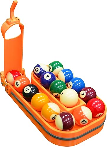 Miniatura 7 de Estante de bolas de piscina de precisión: herramienta de entrenamiento de billar impresa en 3D para una práctica consistente, crea triángulo