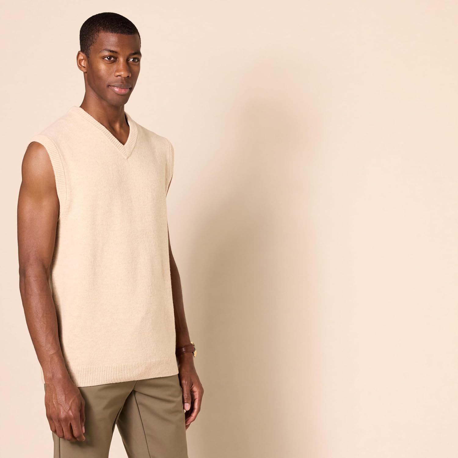 Amazon Essentials Men's Lambs Wool Sweater Vest (Previously Goodthreads) - Image 2