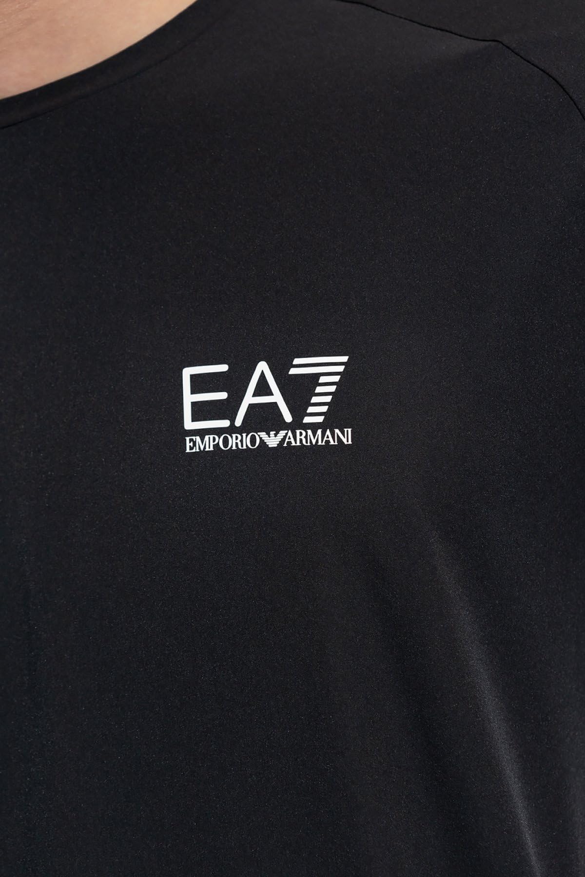 EA7 Uomo Completo Pantaloncini E T-Shirt Logo Ventus, Black/White, S