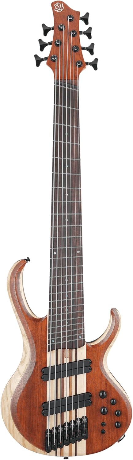Ibanez BTB Bass Workshop Multi-scale 7-string Electric Bass - Natural Mocha Low Gloss