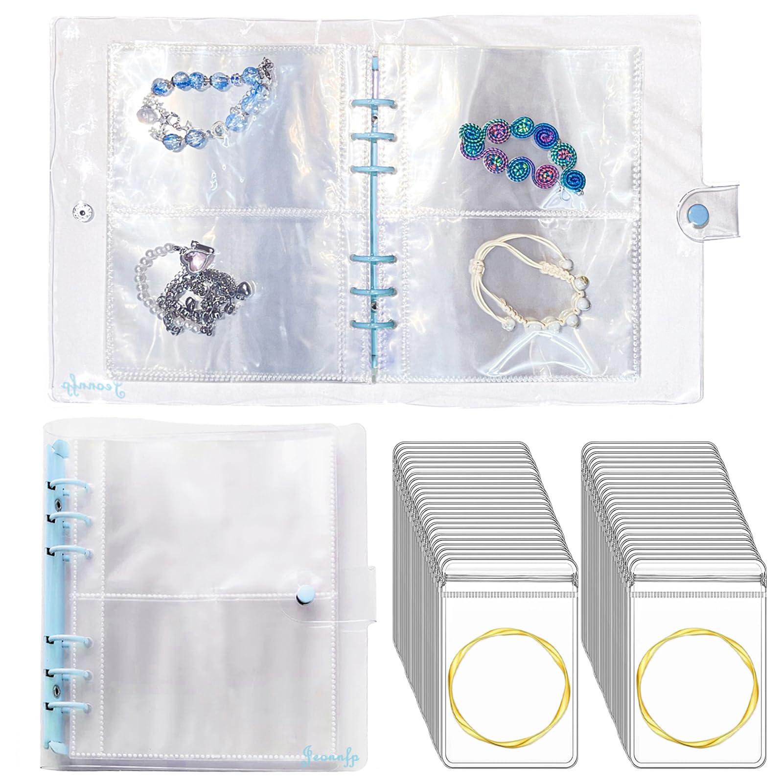 Organiseur boucles d'oreilles pour protéger bague et collier de l'oxydation en voyage