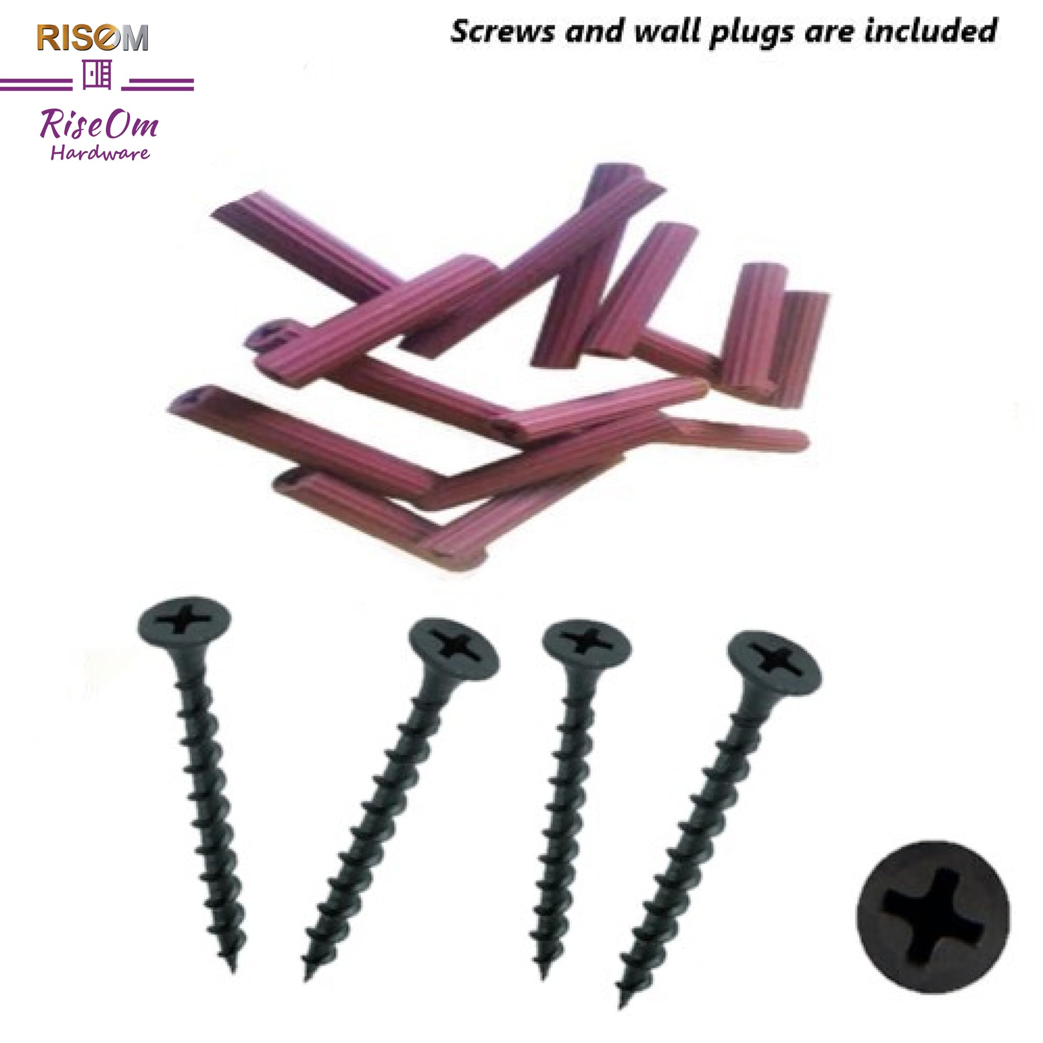 RiseOm Steel Shelf Brackets - Secure Your Shelves! -4