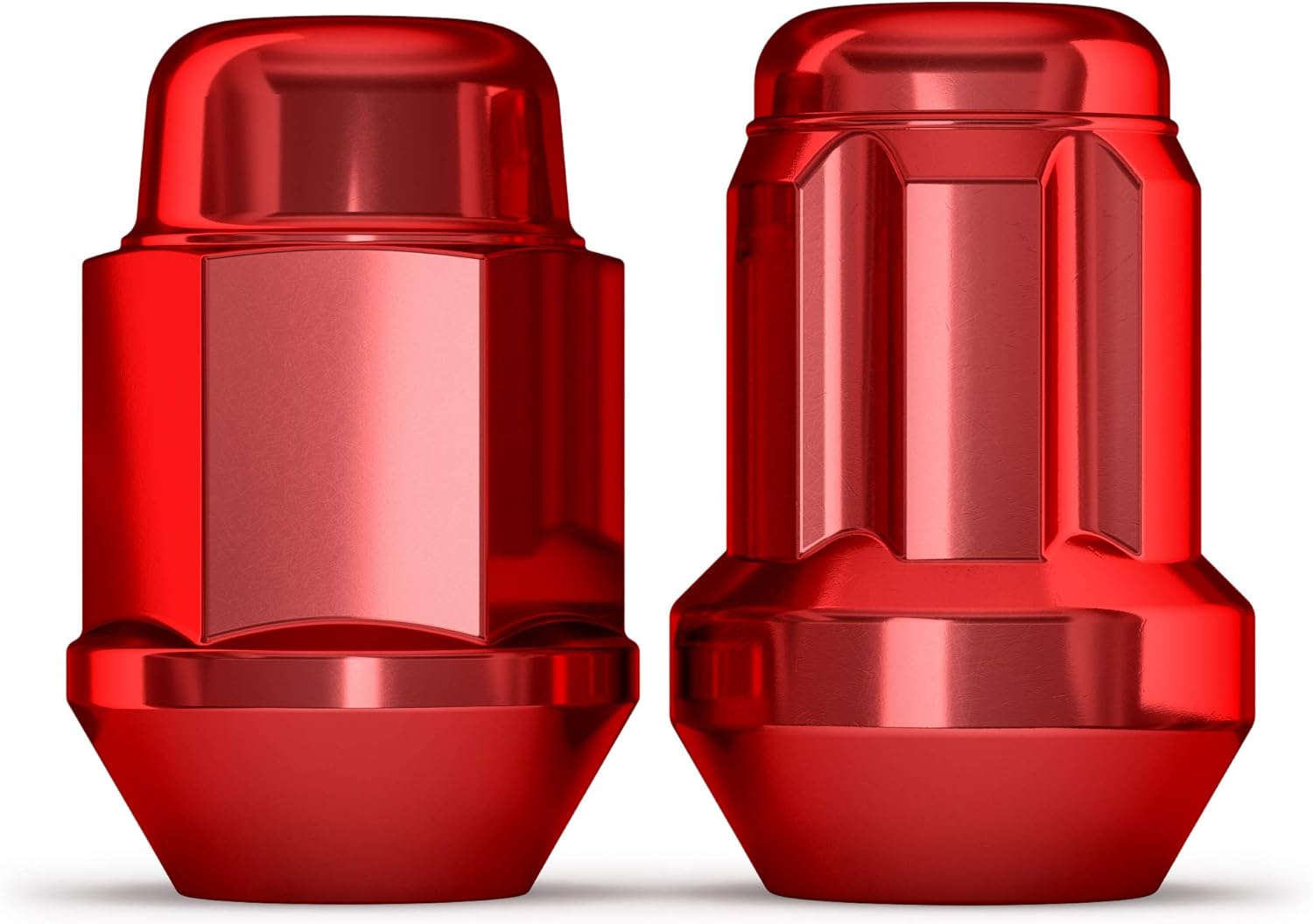 White Knight 40400SMBT Matte Black Wheel Lock, 4 Pack, 1/2"-20 Thread : Automotive