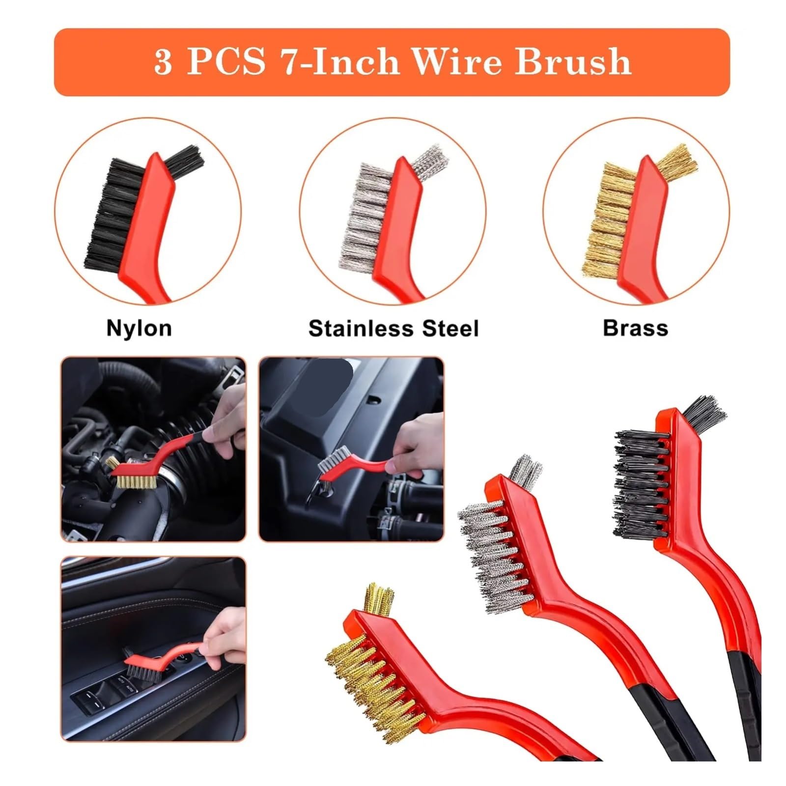Juego de 32 cepillos de limpieza para detalles de coche, cepillos profesionales y almohadillas de pulido para interior exterior y ruedas, accesorios de coche para una experiencia de limpieza