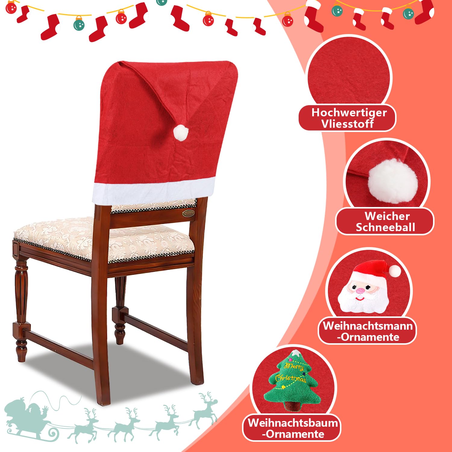 Trade Shop - Set 9 Palline Natalizie Decorazioni 6 Cm Addobbi Per Albero Di Natale Xc-8267