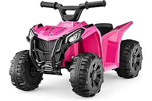 6V Kids Ride On Toy, 4-Wheeler Quad ATV Play Car