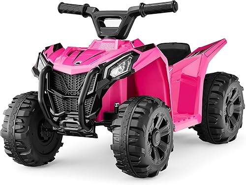 Best Choice Products vehículo de juguete para montar de 6 V para niños, cuadriciclo de 4 ruedas, ATV con velocidad máxima de 2.9 kmh, neumáticos con