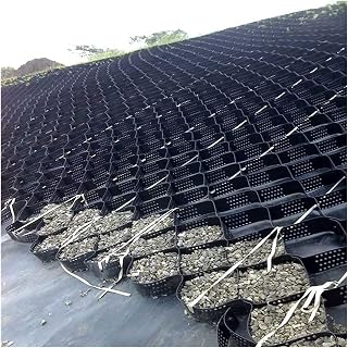 geo Grid 2 Inch Geo Grid, 3ft/ 6ft/ 10ft/ 13ft/ 20ft/ 23ft/ 26ft/ 30ft/ 33ft Geogrid Driveway, Ground Grid for Landscaping/Parking/Driveway - Flexible Foldable Gravel Paver (Color : W X L, Size : 4