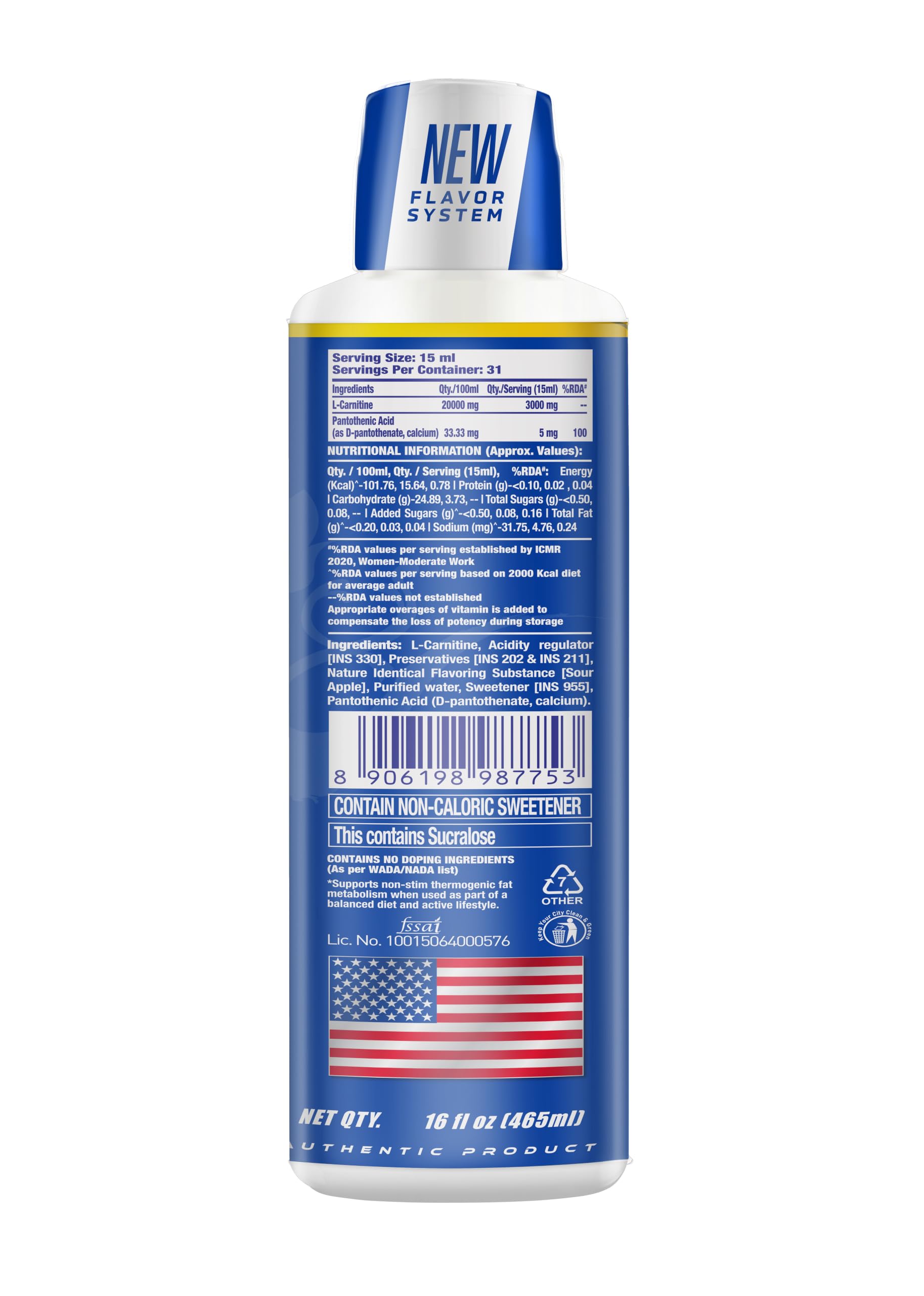 Ronnie Coleman Signature Series L-Carnitine XS 3000mg, 465ml — Amazon image 7