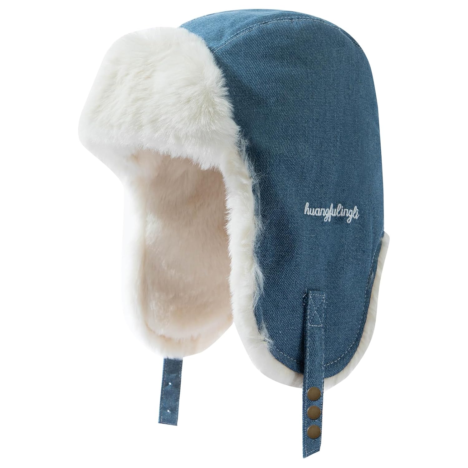 CLAPE Windproof Warm Soft Winter Hat for Women Faux Fur Trapper Hat with Ear Flaps Men Oudoor Hunting