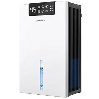 Luftentfeuchter, 2700ml Luftentfeuchter Elektrisch, 28dB Leiser Raumentfeuchter für Wohnung, Dehumidifier Mit Luftfilter, Automatischer Abschaltung Schlafmodus, 7 Farbige Nachtlicht, weiß - Amazon product rated Grade A